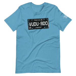 Texas License Plate Unisex T-Shirt - Voodoo Rodeo