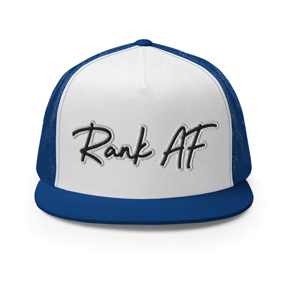 "Rank AF" Trucker Cap - Voodoo Rodeo