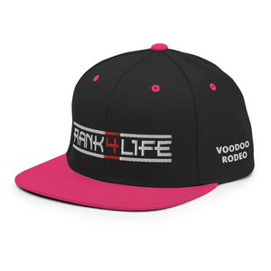 "Rank 4 Life" Snapback - Voodoo Rodeo