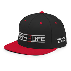 "Rank 4 Life" Snapback - Voodoo Rodeo
