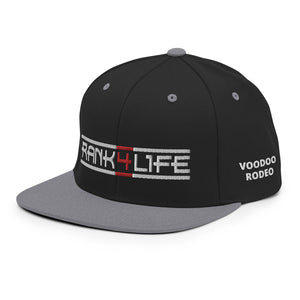 "Rank 4 Life" Snapback - Voodoo Rodeo