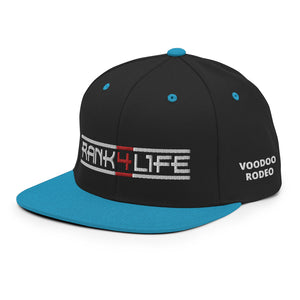 "Rank 4 Life" Snapback - Voodoo Rodeo