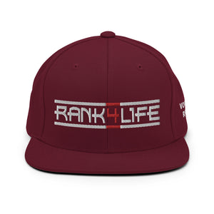 "Rank 4 Life" Snapback - Voodoo Rodeo