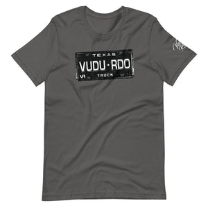 Texas License Plate Unisex T-Shirt - Voodoo Rodeo