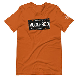 Texas License Plate Unisex T-Shirt - Voodoo Rodeo