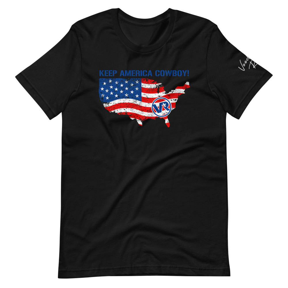 "Keep America Cowboy" T-Shirt - Voodoo Rodeo