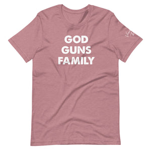 "God, Guns, Family" T-Shirt - Voodoo Rodeo