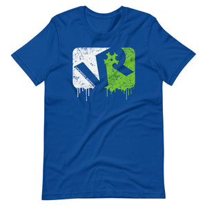 VR "Paint Drip" design tshirt - Voodoo Rodeo