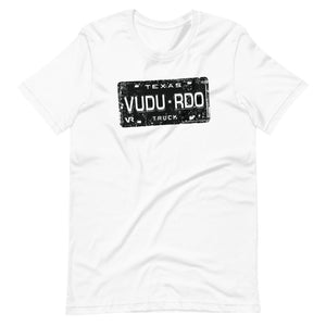 Texas License Plate Unisex T-Shirt - Voodoo Rodeo
