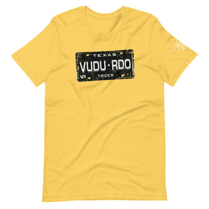 Texas License Plate Unisex T-Shirt - Voodoo Rodeo
