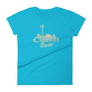 Women's "Country Livin'" t-shirt - Voodoo Rodeo
