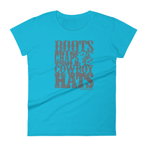 "Boots Chaps Cowboy Hats" t-shirt - Voodoo Rodeo
