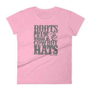 "Boots Chaps Cowboy Hats" t-shirt - Voodoo Rodeo