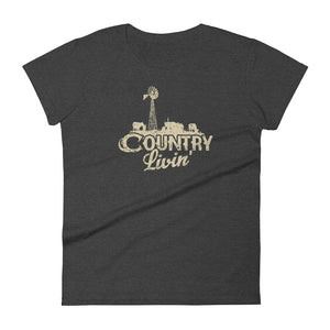 Women's "Country Livin'" t-shirt - Voodoo Rodeo