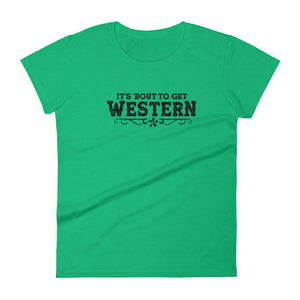 Women's "Bout to get Western" t-shirt - Voodoo Rodeo