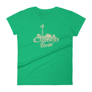 Women's "Country Livin'" t-shirt - Voodoo Rodeo