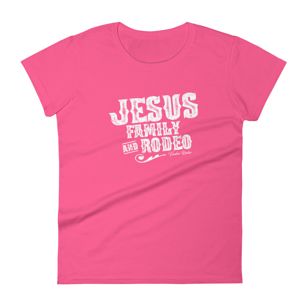 Jesus Family & Rodeo Women's short sleeve t-shirt - Voodoo Rodeo