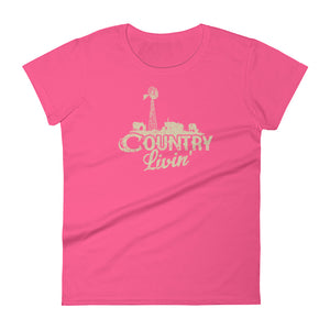 Women's "Country Livin'" t-shirt - Voodoo Rodeo