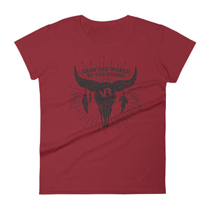 Women's Bull Skull t-shirt - Voodoo Rodeo