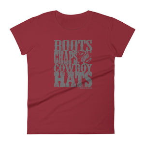 "Boots Chaps Cowboy Hats" t-shirt - Voodoo Rodeo