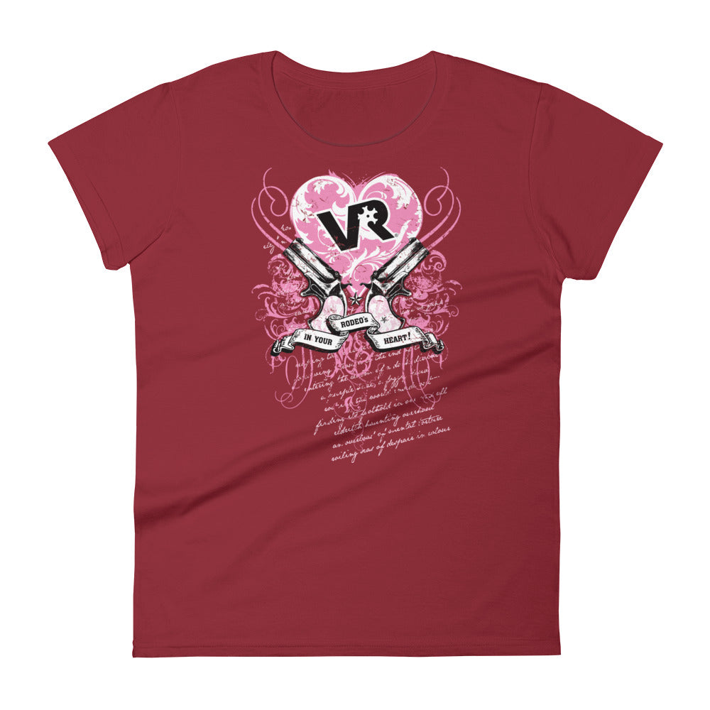 "Rodeos in your Heart" t-shirt - Voodoo Rodeo