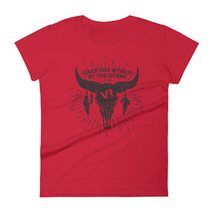 Women's Bull Skull t-shirt - Voodoo Rodeo