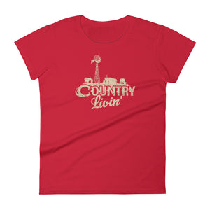 Women's "Country Livin'" t-shirt - Voodoo Rodeo