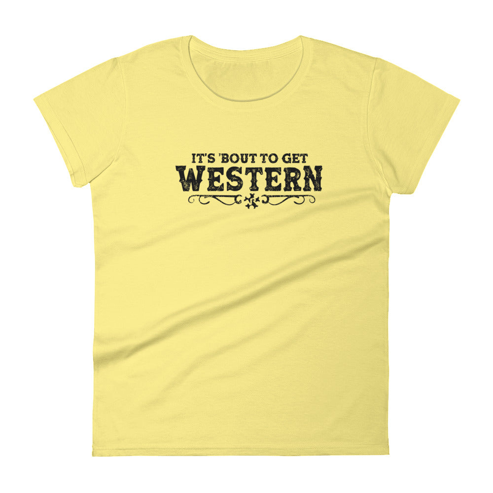 Women's "Bout to get Western" t-shirt - Voodoo Rodeo