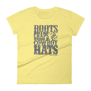 "Boots Chaps Cowboy Hats" t-shirt - Voodoo Rodeo