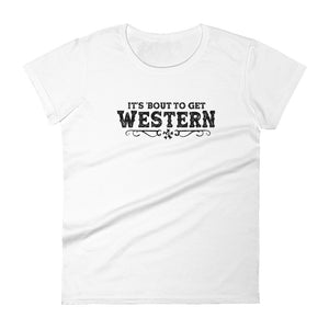 Women's "Bout to get Western" t-shirt - Voodoo Rodeo