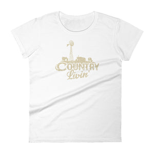 Women's "Country Livin'" t-shirt - Voodoo Rodeo