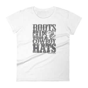 "Boots Chaps Cowboy Hats" t-shirt - Voodoo Rodeo