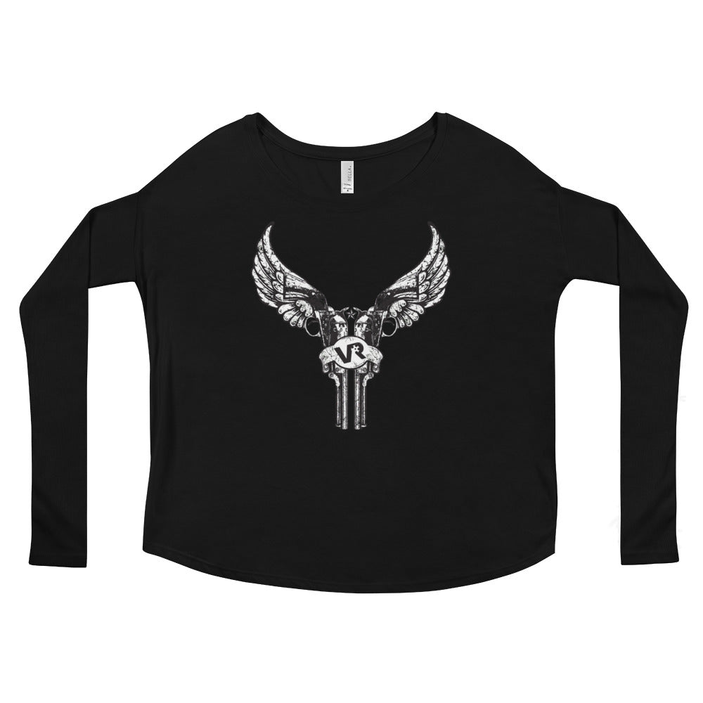 Ladies' Winged Pistols LS Tee - Voodoo Rodeo